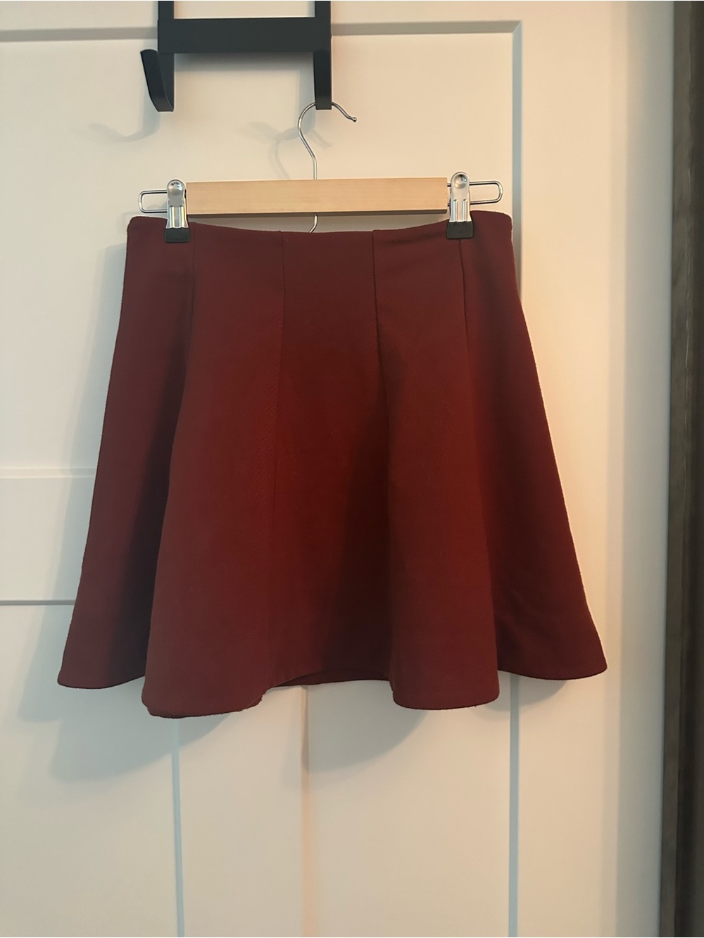 Urban Outfitters Burgundy Circle Skirt